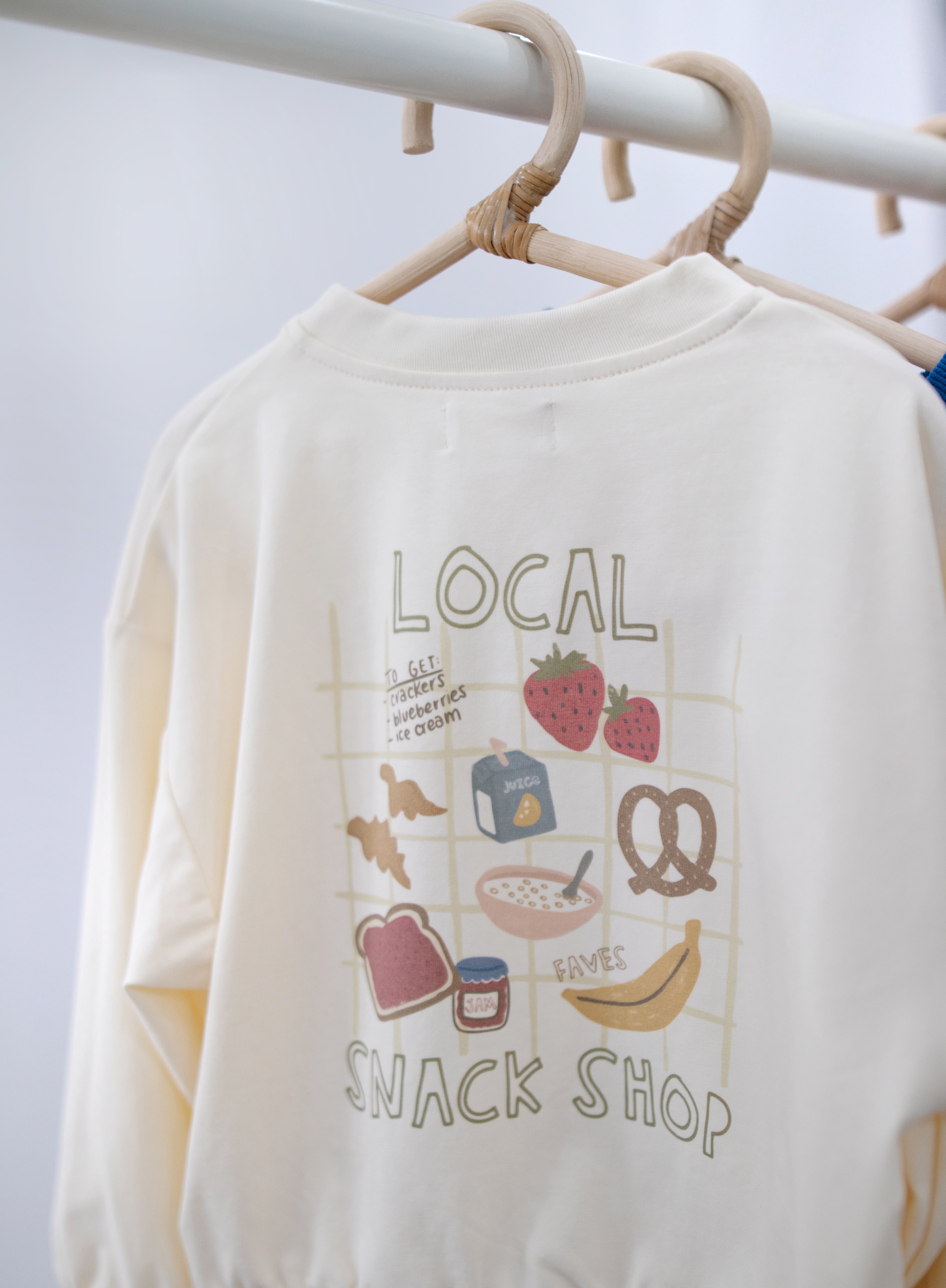 Local Snack Shop Lightweight Crewneck
